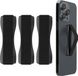 kwmobile Vingerhouder voor Smartphone - Zelfklevende Finger Holder - Set van 3 - Zwart