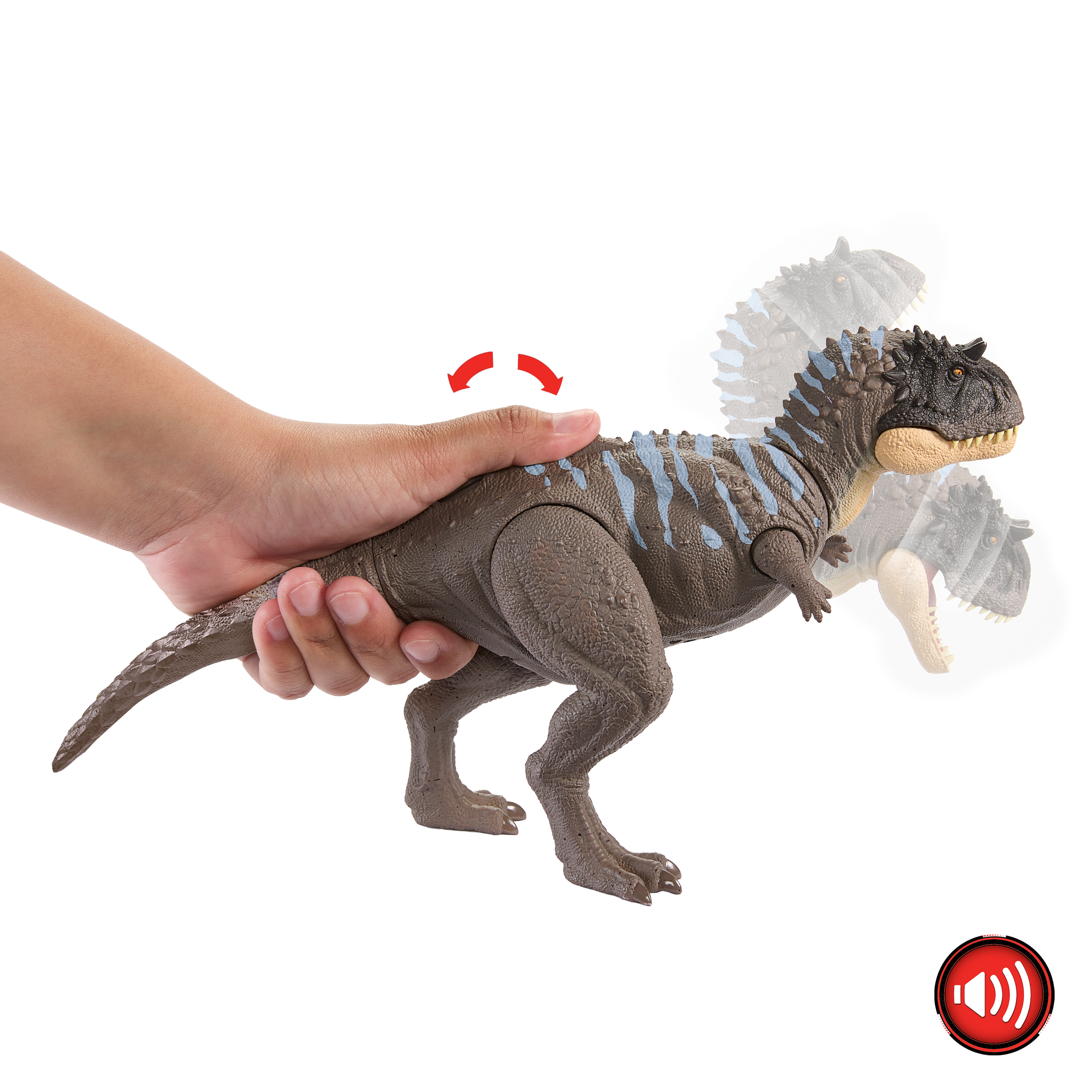 Mattel JURASSIC WORLD WILD BRULLENDE Ekrixinatosaurus