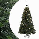 vidaXL Sapin de Noël artificiel avec boules 180 cm 300 LED Blanc chaud