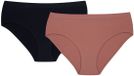 Henderson Bait Sous-vêtements femme 2-pack taille haute noir et mauve