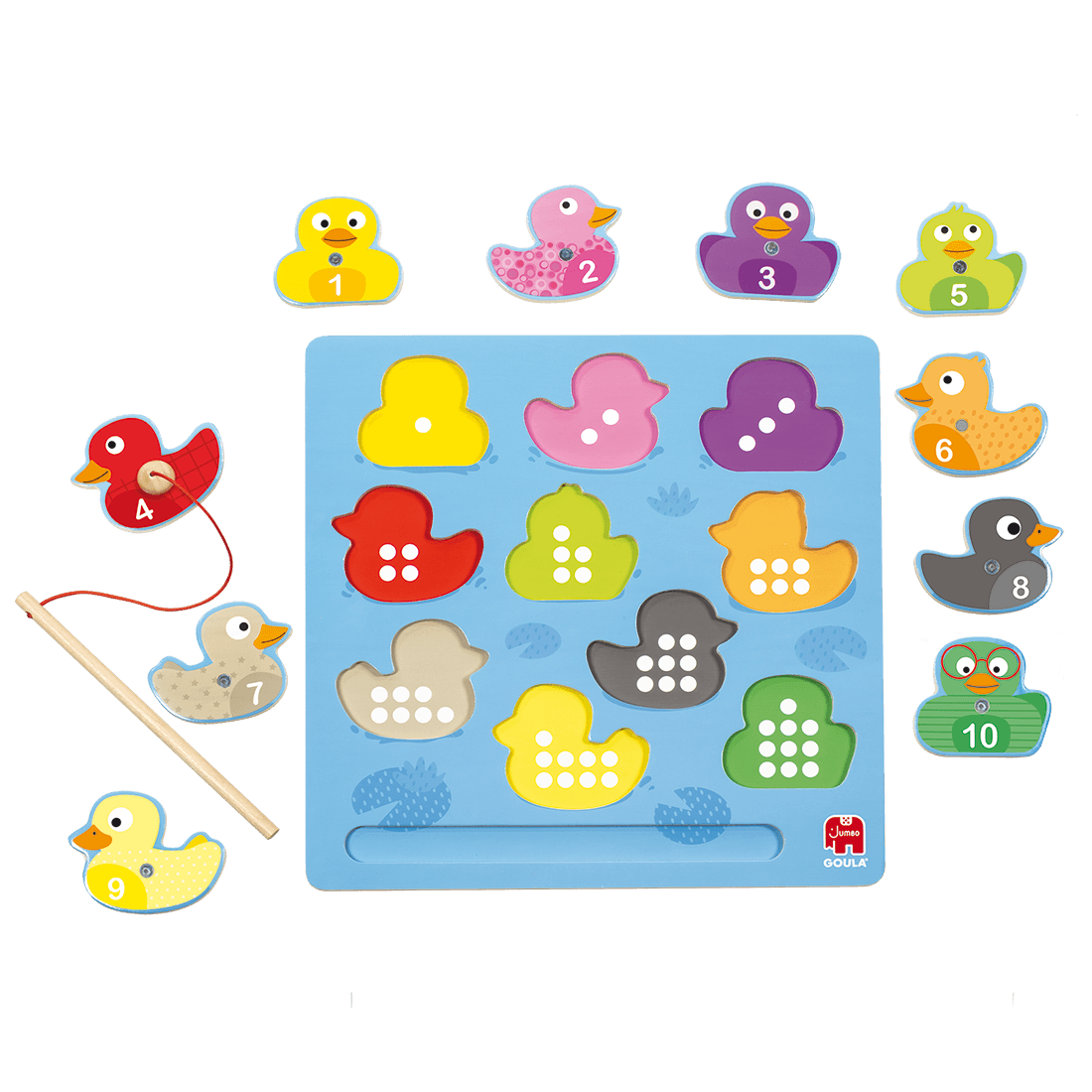 Goula Magnetic Puzzle Ducks 59453