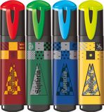 Maped 740701 Markeerstift Set, Beitelpunt, 4 Stuks, Rood, Groen, Blauw, Geel
