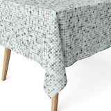 Martina Home Tafelkleed Maui, gecoat met hars, 100 x 140 cm, groen