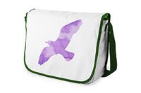 Bonamaison Digitaal bedrukte Messenger schooltas met kaki riem voor meisjes en jongens, boodschappentassen voor scholieren, schoudertassen, grootte: 29x36 cm