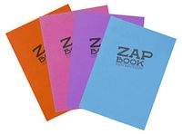 Clairefontaine 3357C - Gelijmd Schetsboek Zap Book - 160 Vellen 100% Gerecycleerd Schetspapier - A6 10,5x14,8 cm 80g - Willekeurige Omslagkleur - Pakket van 5 Schetsboeken