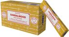Nag champa Satya Wierook Satya Sandalwood - doos met 12 pakjes van 15 gram