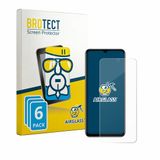BROTECT Screenprotector 6 Stuks voor Invens Halo 5 Beschermglas Transparant