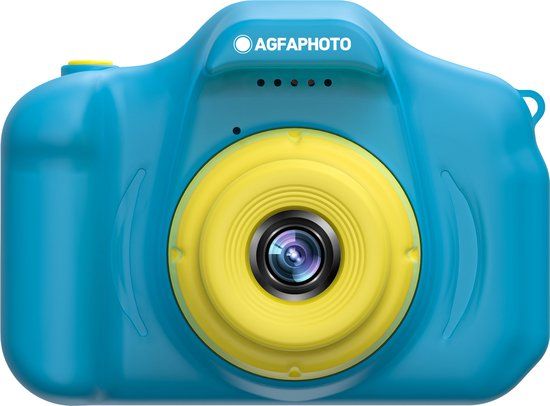 AgfaPhoto Compact Realikids Cam Mini Compactcamera 12 MP CMOS Blauw, Geel