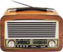 LTC Radio portable LXLTC102UBT | Antenne télescopique | Bluetooth FM/AM/SW, Olza Rétro