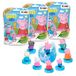 INKEE SURPRISE - 3er Set Peppa Pig Badekugeln Kinder mit Überraschung, Peppa Wutz Spielzeug für die Badewanne, mit Erdbeer-Duft