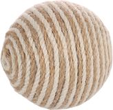 JCHAT Flamingo Bal Met Ratel Floris - Kattenspeelgoed - Ø9.5 cm Bruin