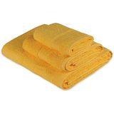 Handdoekenset, 3-delig, donkergeel