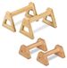 Supports d'impression - Jeu de 4 - Bambou - 2 tailles - Antidérapant