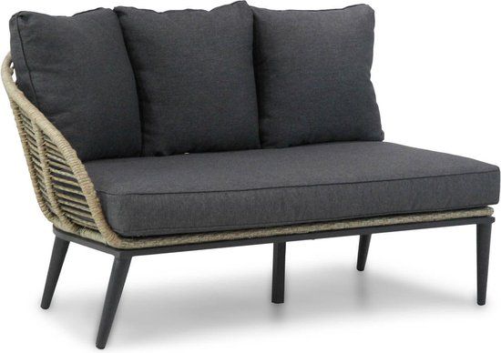 Coco Leonardo/Pacific 4-delige Hoek Loungeset - Wicker - Taupe-naturel-bruin