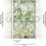 A.S. Création HOTEL CHIC FOTOBEHANG | Tropisch & exotisch - Groen Blauw Grijs - Livingwalls The Wall II