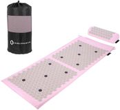 HMS Premium AKM04 Acupressuur Mat Set met Kussen - Zwart/Geel