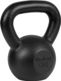 Rebel Active Serie - Gietijzeren Kettlebell - 12kg - Zwart