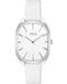 TOUS Analoog stalen horloge met leren armband Heritage, Staal met witte band, riem