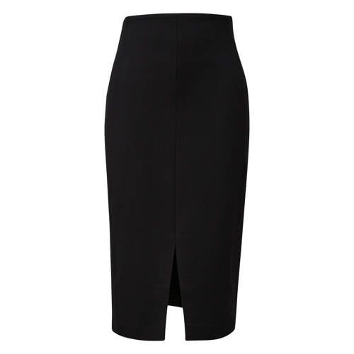 s.Oliver BLACK LABEL Kokerrok met Split Zwart