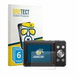 BROTECT Bedifol GmbH Screenprotector 6 Stuks voor IXNAIQY Vlogging Camera for Kids Beschermglas transparant
