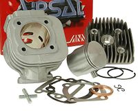 Cilinderkit Airsal Cilinderkit Alu-Sport 70cc voor AC Aprilia, Amico (1991-1992), (vanaf 1993), GL, Sport, SR 50 (tot 1994), MBK, Booster, Slider, Yamaha, Bws, Stunt, Target, Zuma