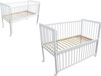 Micoland Kinderbed / Bijzetbed / Babybed 2-in-1, 120x60 cm, wit