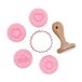 PME Valentines Cookie Embossing Stempel Set van 6 - Jam Sandwich