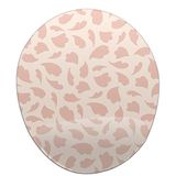Bonamaison Ergonomische muismat met polssteun, digitale bedrukte muismat anti-speekselproblemen, antislip onderkant, voor kantoor en thuis, afmetingen: 20x23 cm