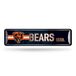 Rico Industries NFL Chicago Bears Metalen straatbord (10,2 x 38,1 cm) - ideaal voor thuis, slaapkamer, mannenkelder
