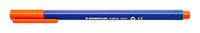 Staedtler 323 Triplus Colour Fibre-Tip pennen, 1,0 mm, oranje, 10 stuks