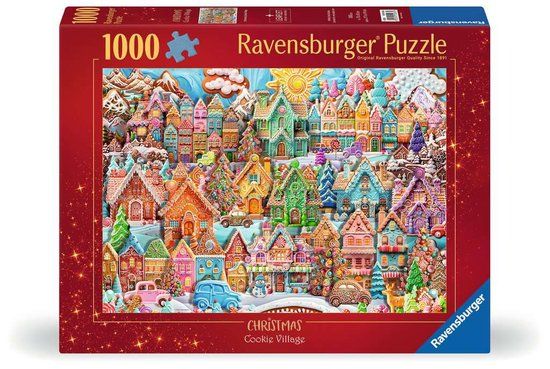 Ravensburger Christmas Cookie Village 1000 PC Puzzle