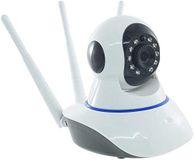 deteciveshopping IP-camera, WLAN, HD, draadloos, IR-led, infraroodcamera, nachtzicht, gemotoriseerd LAN, 3 antennes