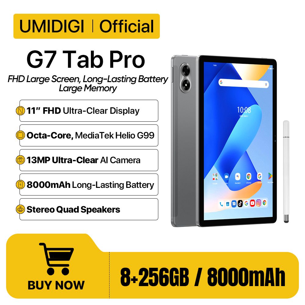UMIDIGI G7 Tab Pro / WiFi / 256GB / Black