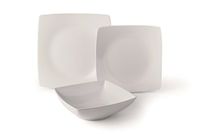 Excelsa Eclipse Tafelservies van keramiek, 18 stuks Bianco