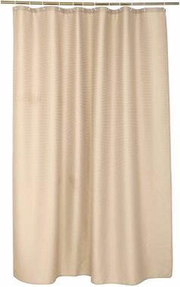 Livettti.NL Livetti | Douchegordijn - Shower Curtain | 180x200 | Quartz Taupe Beige | Inclusief Ringen | 1801119