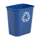 Rubbermaid Commercial Products Afvalmand Recycling Medium 26 L Blauw FG295673BLAUW
