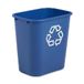 Rubbermaid Commercial Products Afvalmand Recycling Medium 26 L Blauw FG295673BLAUW