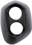 Akrapovic Carbon V-ec252 Couvercle d'échappement Noir
