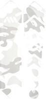 All Mountain Style Basic Frame Protection Kit 9 Pieces - white/camo
