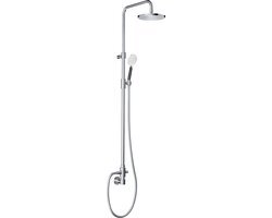 hotbath mate stortdoucheset hoofddouche 20cm en doucheslang 150cm met handdouche chroom M438CR