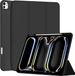 Techsuit Housse pliante pour tablette avec support pour stylo pour Apple iPad Pro 13 2024 - Noir