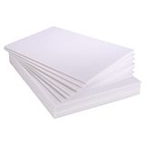 ASelected Schuimplaat A3 (420 x 297 mm), 5 mm dik polystyreenschuimplaat voor modelbouw, montage van foto's, presentaties, kunst- en knutselprojecten (wit)