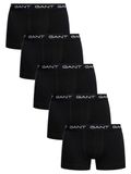 Gant Herenondergoed (Pack van 5), zwart, One size