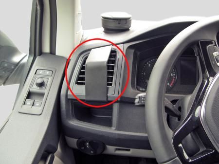 Brodit 805214 - Passive Holder for Volkswagen Caravelle/T6 Transporter - Black