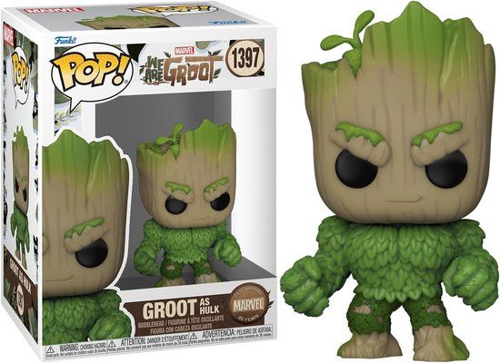 Funko Marvel We are Groot - Groot as Hulk vinyl figuur 1397