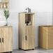 vidaXL Armoire de salle de bain Sonoma Chêne 30 x 35 x 95 cm Bois transformé, Métal
