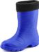 Ladeheid Bottes de pluie Femme - Bottes en caoutchouc thermiques Ultra légères - EVA - LA-LMG-879-Aspen - Bleu de bleuet/Noir - 37