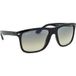 Ray-Ban RB4547 601/32 Zwart Rechthoekig Volledig Omrand Vrouwen Modieuze Zonnebril