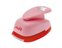 Stafil Pons ster maat M, Ø 24 mm, ponsen voor papier en rubber EVA voor scrapbooking en creatieve knutselwerken