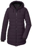 Killtec dames winterjas - parka padded - 41809 - paars - maat 42